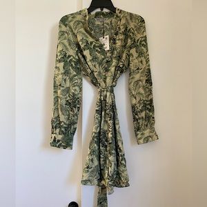 Long sleeve Zara shirt dress